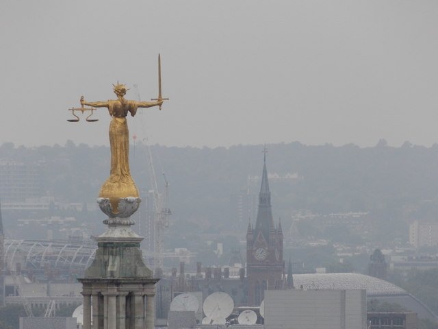 Statue representing justice
