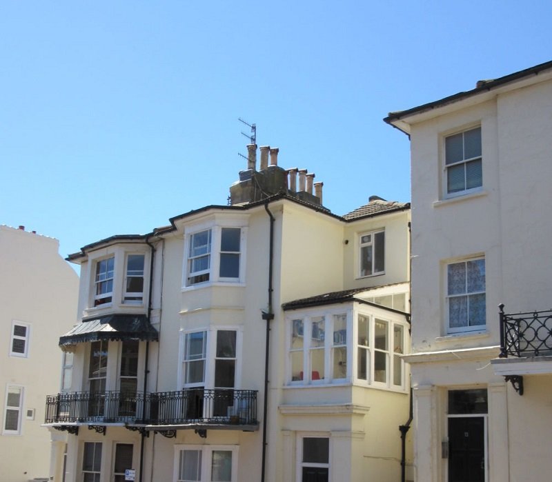 View of Bedford Place Regency Buildings Brighton